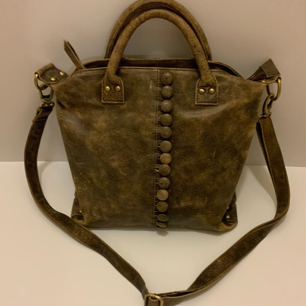 Latico brown leather bag